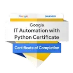 Google IT Automation with Python Professional Certificate